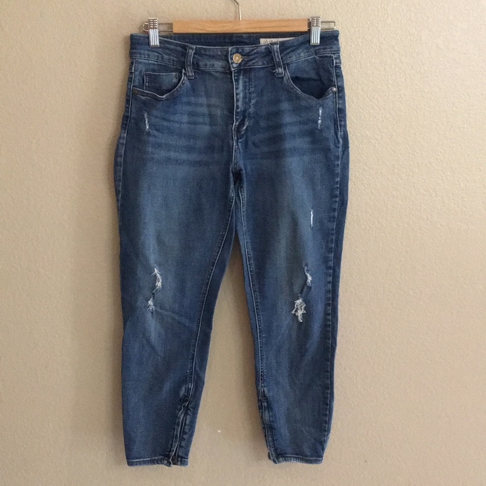 Pistola Dark Wash Skinny Zipper Ankle Dark Wash Jeans Sz 30